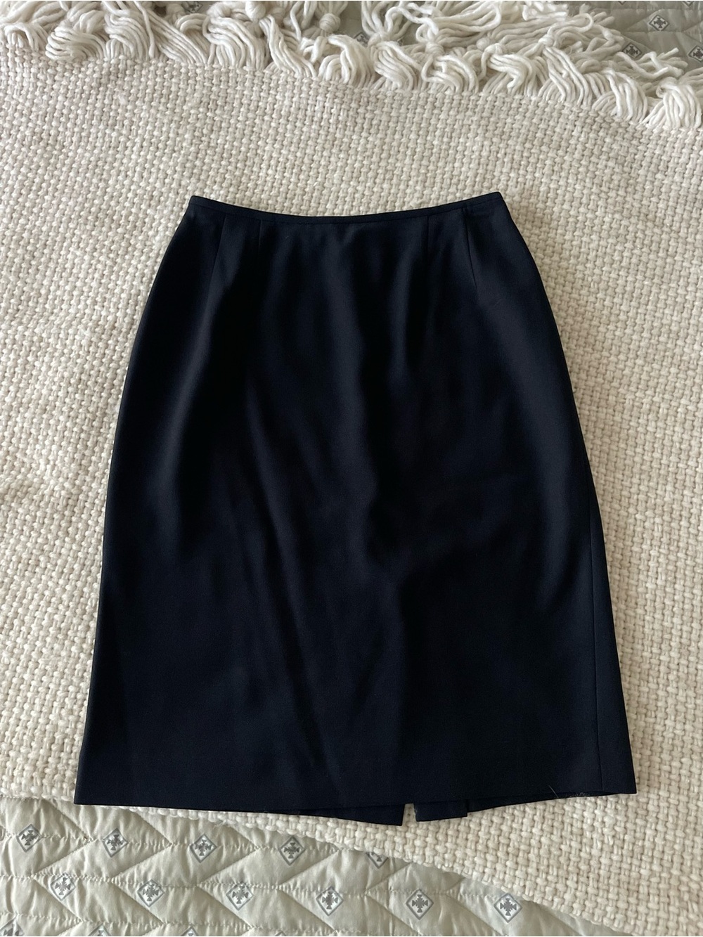 Vintage Black A-Line Skirt